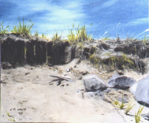 Sand Bank--18x24 1999
