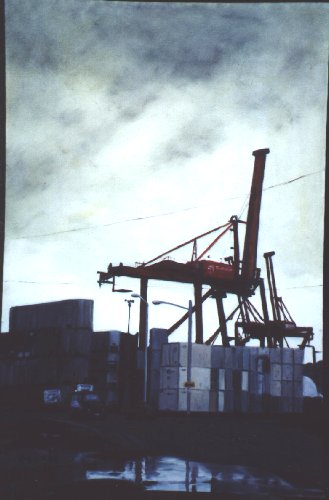 Cranes for Delaunay--24x36 2000